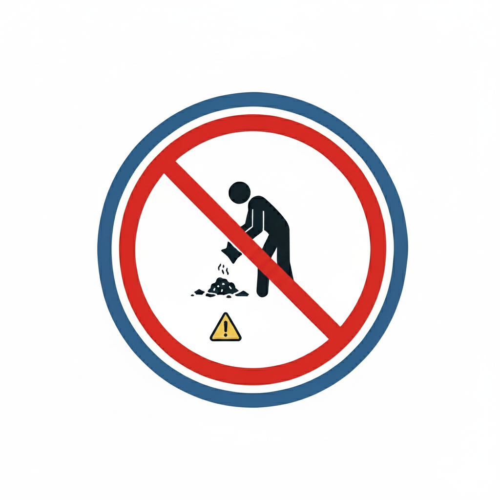 Icono Arrojar suciedad