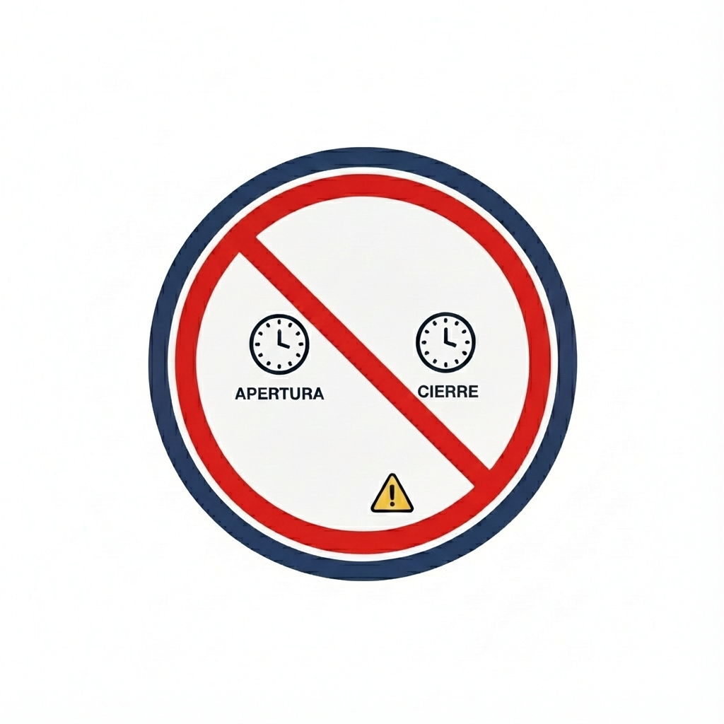 Icono Horarios de Apertura/Cierre