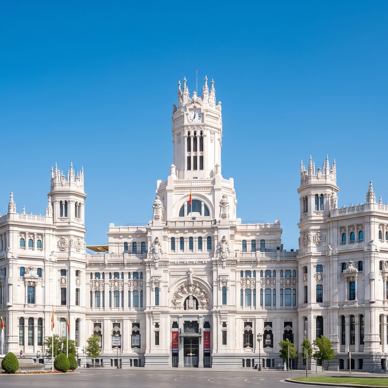 Fachada del Ayuntamiento de Madrid para recurrir multas de ordenanzas municipales y anular embargos en BOE