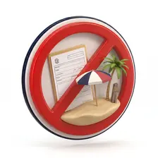 Icono 3D para recurrir multas de ordenanzas municipales en playas parques o jardines