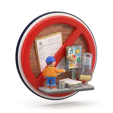 Icono 3D para recurrir multas de ordenanzas municipales por pegada de carteles o publicidad
