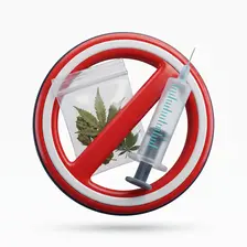 Icono 3D para recurrir multas por tenencia o consumo de drogas en vía pública art 36.16 de la Ley Mordaza