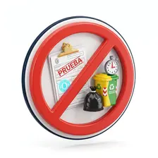 Icono 3D para recurrir multa por tirar basura fuera de horario o en contenedor incorrecto